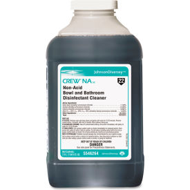 Non-Acid Bowl & Bathroom Disinfectant Cleaner, 2.5 L Bottle, 2/Case