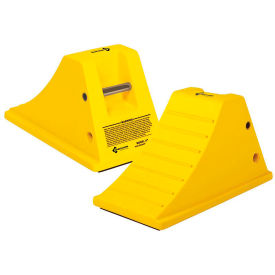 All-Terrain Heavy Duty Wheel Chock, Polyethylene, 20-1/2"L x 11"W x 11-1/2"H