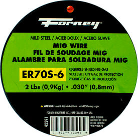 ER70S-6 MIG Welding Wire, 0.03" Dia.