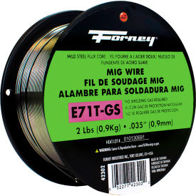 E71T-GS Self Steel Flux-Core MIG Welding Wire, 1/16" Dia.