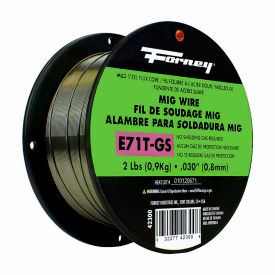 E71T-GS Self Steel Flux-Core MIG Welding Wire, 0.03" Dia.