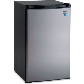 Refrigerator with Chiller Compartment, 4.4 Cu. Ft. Capacity, Black/Stainless Steel