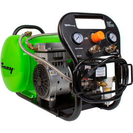 Portable Oil Free Air Compressor, Horizontal, 4 Gal. Cap., 1 HP, 120 PSI