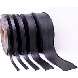 Magnetic "C" Channel Roll Stock, 50'L x 2"H x 0.06" Thick, Black