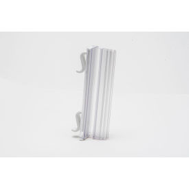 Slip N Stik Heavy Duty Snap-In Warehouse Aisle Sign Kit, Flexible, 8-1/2"W x 11"H, Yellow