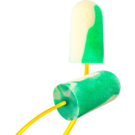 Mega Bullet Disposable Earplugs, Corded, NRR 32 dB, 100 Pairs/Box