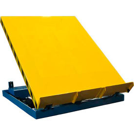 Max Hydraulic 45° Tilt Table, Hand Operated, 2000 lb. Capacity, 48" Dia., 115/230V