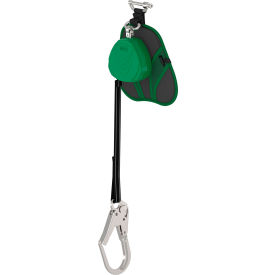 Personal Fall Limiter, Single Leg, 36CL Large Steel Snap Hook, 8'L