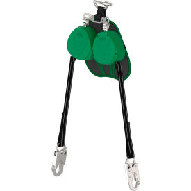 V-Tec Edge Personal Fall Limiter, Twin-Leg, 36C Steel Snap Hook, 8'L