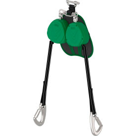 Personal Fall Limiter, Twin-Leg, Coated Snap Hook, 8' Length