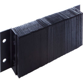 Econo Laminated Dock Bumper, Rectangular, 24"W x 10"H, 4" Projection, Black
