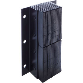 Econo Laminated Dock Bumper, Rectangular, 11"W x 20"H, 6" Projection, Black