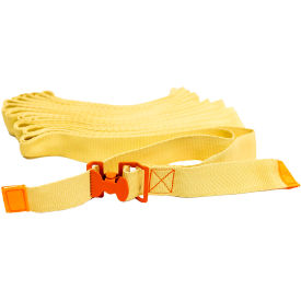 Cinch Strap For Fire Suppressor Blanket, 540"L x 1-1/2"W, Yellow