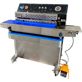 Direct Heat Horizontal Band Sealer with Vacuum or Gas Flush, 10mm Seal Width