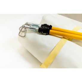 Brimstone Fire Suppressor Poles, 53"L, Yellow