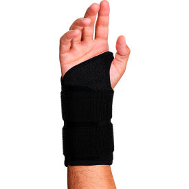 ProFlex 4015 Double Strap Wrist Brace Support, Left, XL, Black