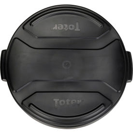 Round Trash Can Lid, 44 Gal. Capacity, Black