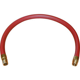 Air/Water Inlet Hose, 250 PSI, 3/4" ID x 4'L, Red