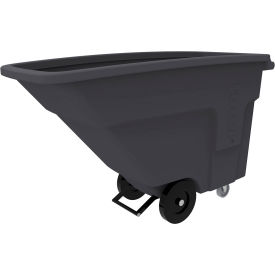 Utility Duty Tilt Truck w/ Handle, 1 Cu. Yd. Cap., 825 lb. Cap., Gray