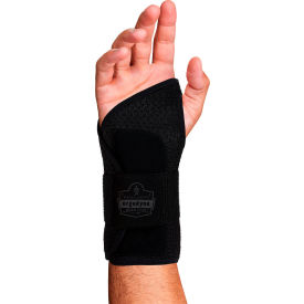 ProFlex 4005 Single Strap Wrist Brace Support, Left, Size Small, Color Black
