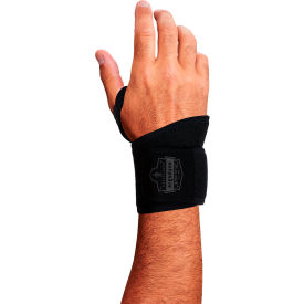 ProFlex 415 Wrist Wrap Support With Thumb Loop, One Size, Black