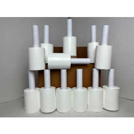 Stretch Wrap with Extended Core Handle, Cast, 150 Gauge, 5"W x 600'L, Clear