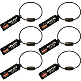 Squids 3708 Wire Tool Tail with Screw Gate, 3 lb. Capacity, Black, Pack of 6