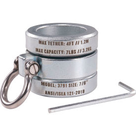 Connecting Bar Lock Collar w/ Tool Attachment Point, 7 lb. Cap., 7/8", Silver