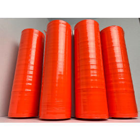 Stretch Wrap Film For Hand Dispenser, Cast, 80 Gauge, 18"W x 1500'L, Orange Tint