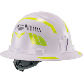 Skullerz 8961 Single Reflective Hard Hat & Safety Helmet Sticker Kit, Yellow
