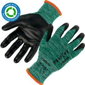 ProFlex 7002-ECO Recycled PU Coated Gloves, L, Green, 1 Pair