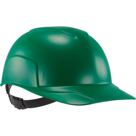 Hard Shell Bump Cap, Short Brim, One Size Fits Most, Green