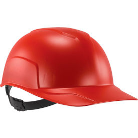 Skullerz Hard Shell Bump Cap, Short Brim, One Size Fits Most, Red
