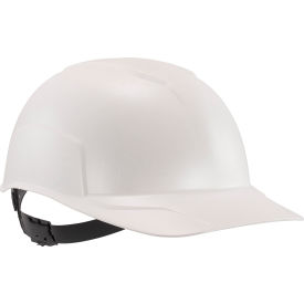 Skullerz 8952 Hard Shell Bump Cap, Short Brim, One Size Fits Most, White