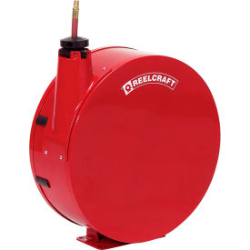 7000 E Series Premium Duty Spring Retractable Hose Reel, 300 PSI, 1/2" x 50'