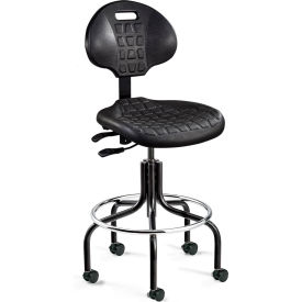 Everlast Task Chair, Mid Back, Articulating Tilt, 20" - 25"H Seat, Black
