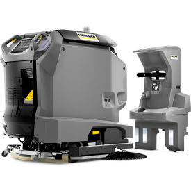 Autonomous Floor Scrubber w/Docking Station, 22" Cleaning Width