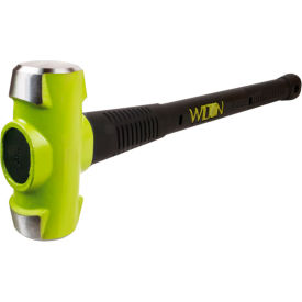 Sledge Hammer, 10 lb. Head, 24"L Unbreakable Steel Core Handle
