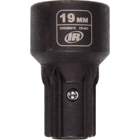 Metric Standard Impact Socket, 19mm Drive, Black