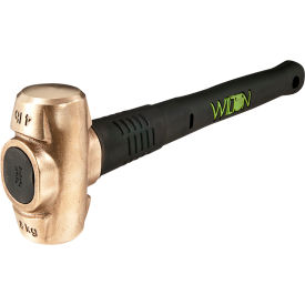 Brass Sledge Hammer, 4 lb. Head, 16" Steel Handle