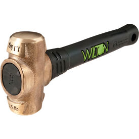 Brass Sledge Hammer, 2.5 lb. Head, 12" Steel Handle