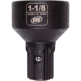 SAE Standard Impact Socket, 1-1/8" Drive, Black