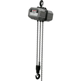 Electric Chain Hoist, 2 Ton Capacity, 15' Lift, 9 FPM, 115/230V
