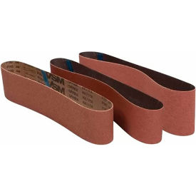Sanding Belt, Aluminum Oxide, 60 Grit, 36"L x 4"W, Pack of 3