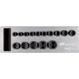 Drive Hex Metric Impact Socket Set, 6 Point, 15 Piece