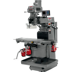 JTM-1254VS Milling Machine w/ Acu-Rite 203 DRO & X, Y & Z-Axis Powerfeeds, 5 HP, 230/460V