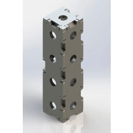 Square Block, 11-3/4"L x 7-3/4"W x 4"H