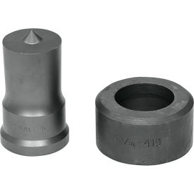Oversize Round Punch & Die Set, 1-13/32"