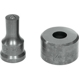 Round Punch & Die Set, 21/32"