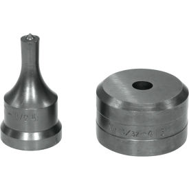Round Punch & Die Set, 3/8"